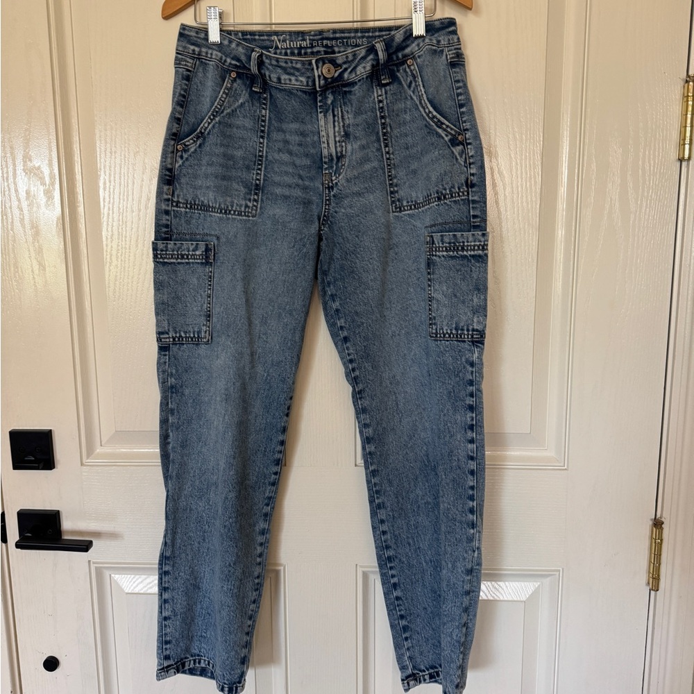 Natural Reflections Light Blue Straight Leg Jeans